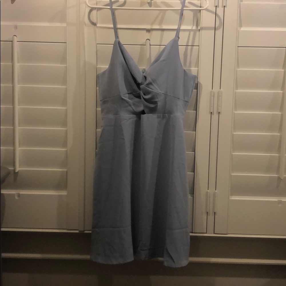 American threads light blue flowy dress